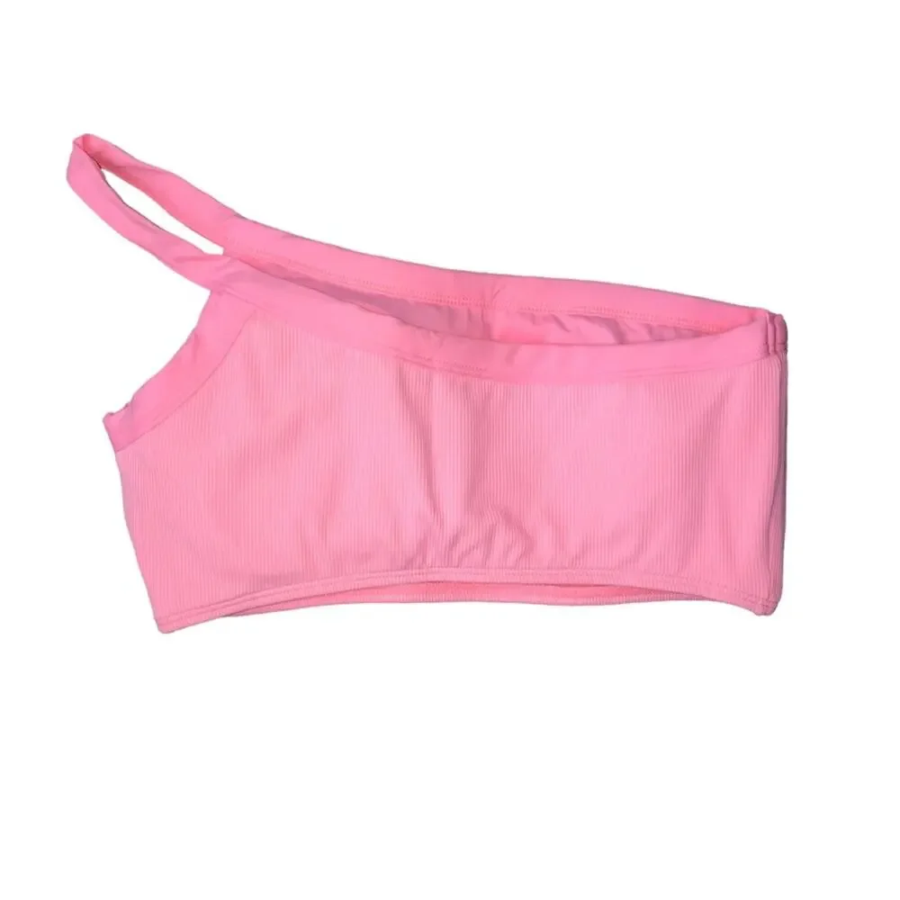 L*Space Bikini Swimsuit Set Axel Top Foley Bottom in Crystal Pink Large NWT